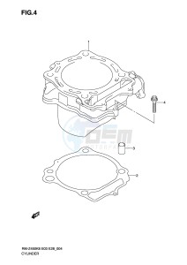 RM-Z450 (E3-E28) drawing CYLINDER (RM-Z450K8 K9 L0)