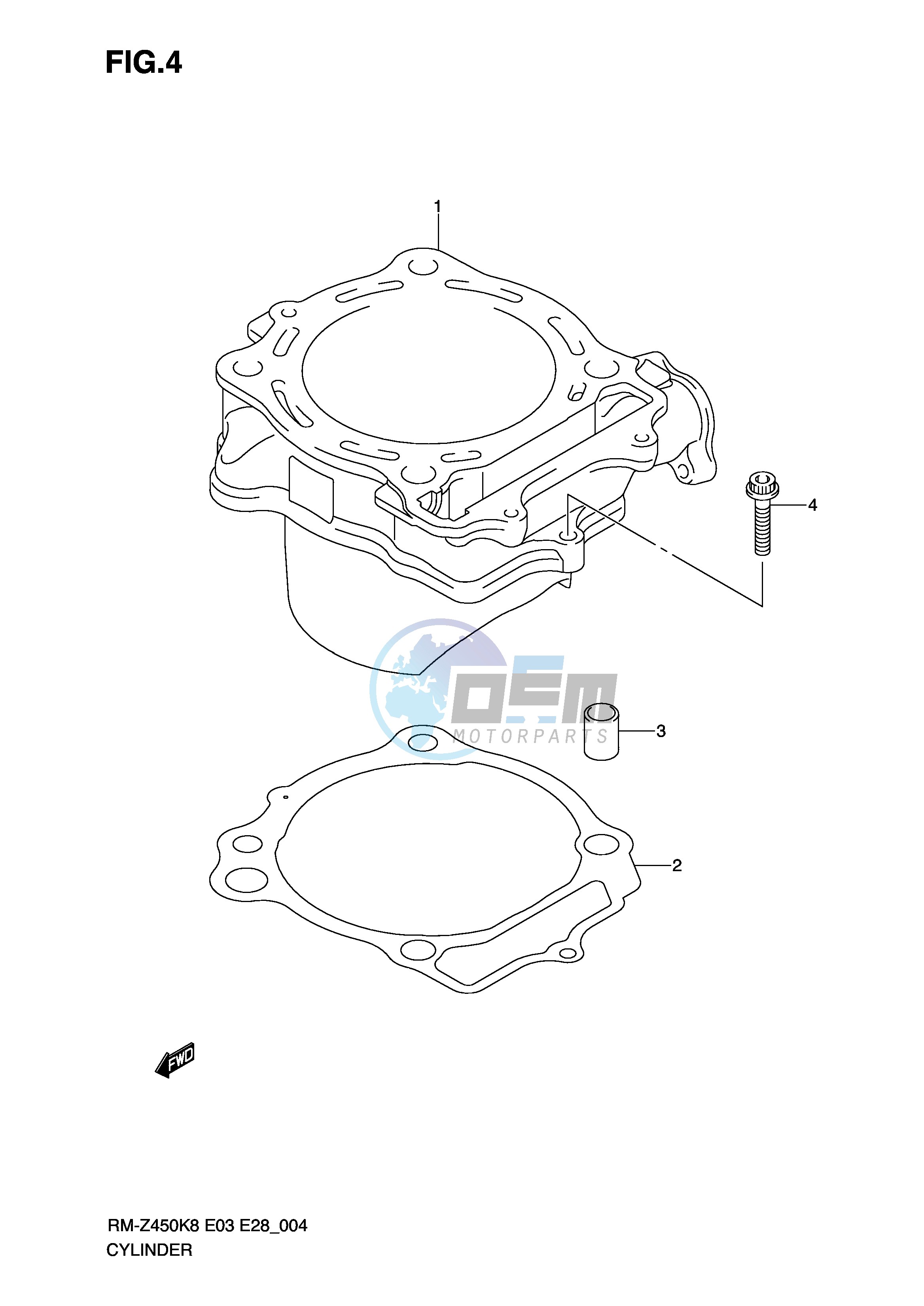 CYLINDER (RM-Z450K8 K9 L0)