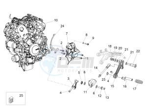 TUONO 1100 V4 FACTORY E4 SUPERPOLE ABS (APAC) drawing Engine