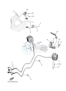 XP530D-A (BC39) drawing HANDLE SWITCH & LEVER