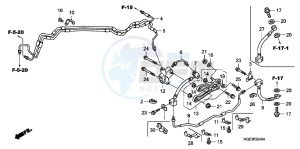 VFR1200FC drawing BRAKE HOSE