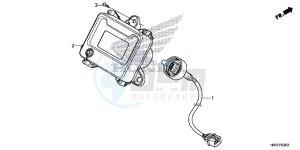 TRX500FE2H Europe Direct - (ED) drawing METER