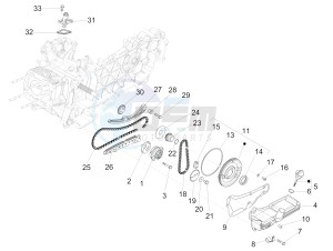 Liberty 125 4T PTT E3 (E) (EMEA) drawing Oil pump