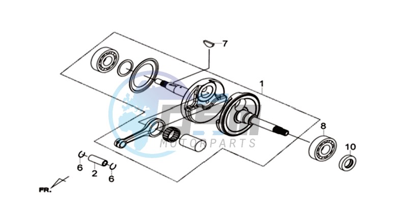 CRANKSHAFT  / PISTON / PISTON SPRING