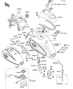 VN 1500 A [VULCAN 88] (A1-A5) [VULCAN 88] drawing FUEL TANK