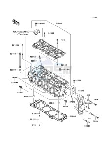 JET SKI ULTRA 300X JT1500HBF EU drawing Cylinder Head