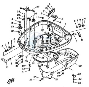 220AET drawing BOTTOM-COWLING