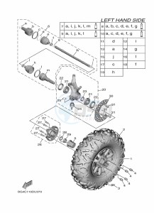 YXE850EN YXE85WPAL (BAN7) drawing FRONT WHEEL