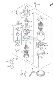 DF 9.9B drawing Starter Motor