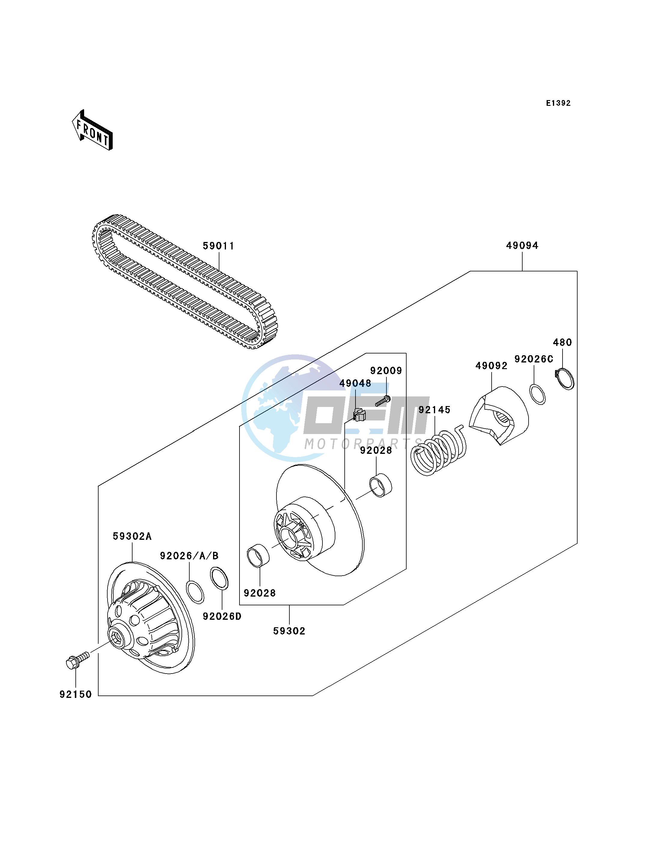 DRIVEN CONVERTER_DRIVE BELT