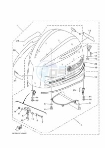 F225FETX drawing FAIRING-UPPER