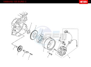 RS2-125-MATRIX-WHITE drawing STATOR  Yamaha 125 4t Euro 3