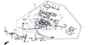 VTR1000SP VTR1000SP-2 drawing FUEL PUMP