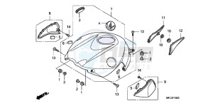 CBR1000RRB drawing TOP SHELTER