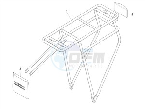 Wi-Bike Uni Deore Comfort 2017 (NAFTA) drawing Rear luggage rack