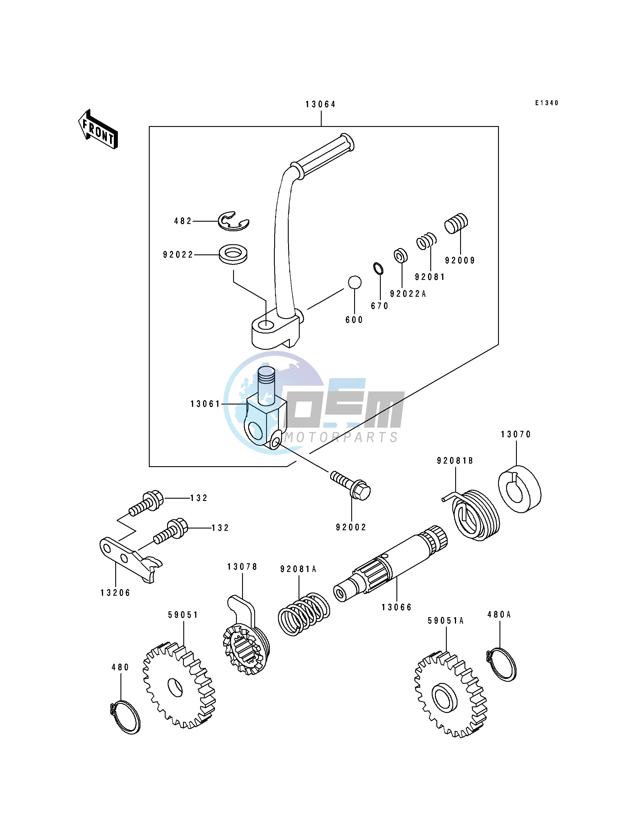 KICKSTARTER MECHANISM