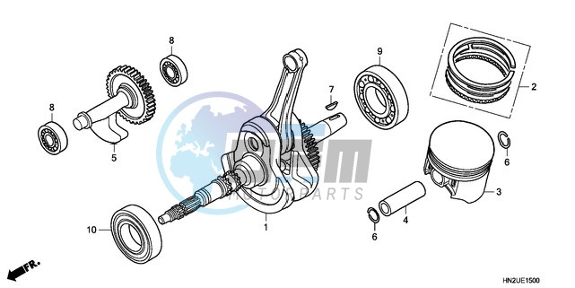 CRANKSHAFT/PISTON