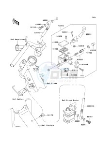 AN 112 D (D6F-D7F) D7F drawing FRONT MASTER CYLINDER