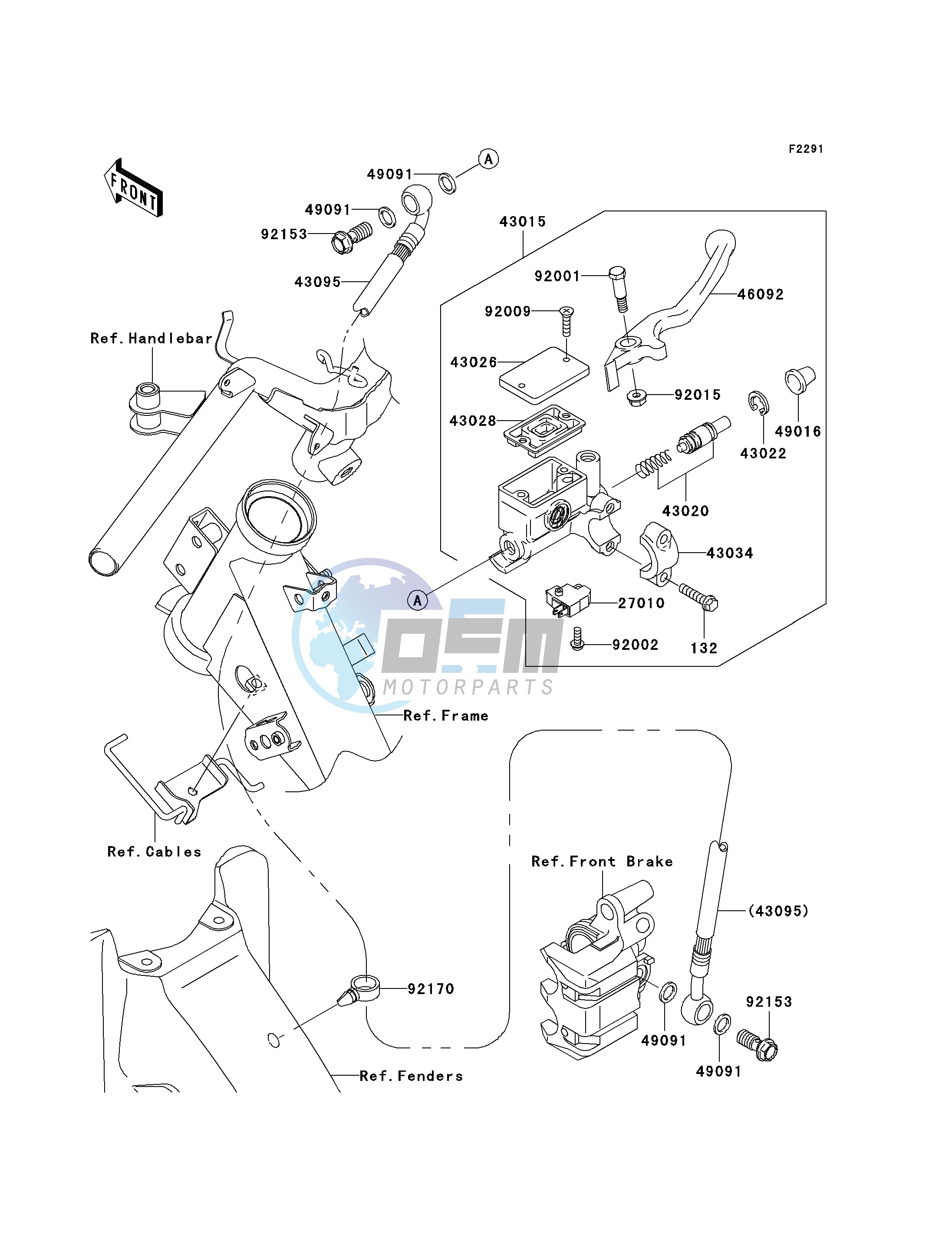 FRONT MASTER CYLINDER