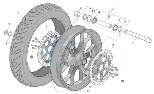 RSV 2 1000 drawing Front wheel Factory - Dream I