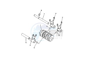 YZ N-LW 80 drawing SHIFT CAM-FORK