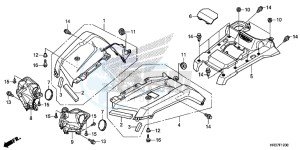 TRX420FE1G TRX420 Europe Direct - (ED) drawing FRONT FENDER