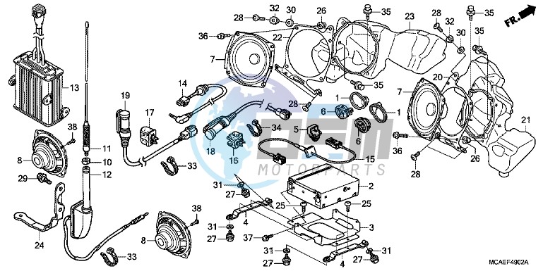 AUDIO UNIT (GL1800C/D/E/F/G)