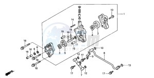 TRX350TM FOURTRAX 350 drawing OIL PUMP