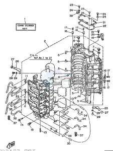 225AETO drawing CYLINDER--CRANKCASE-1