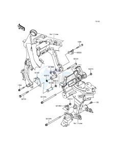 ER-6N_ABS ER650FGF XX (EU ME A(FRICA) drawing Engine Mount