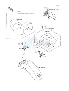 VN 1500 A [VULCAN 88] (A6-A9) [VULCAN 88] drawing SEAT