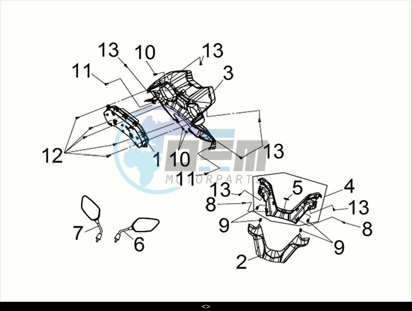 SPEEDOMETER - HANDLE COVER