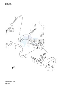 VZ800 (E2) MARAUDER drawing SECOND AIR (MODEL K5 K6 K7 K8)