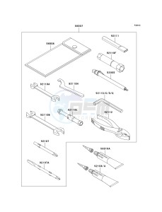 ZR 1200 A [ZX 1200 R] (A1-A3) drawing OWNERS TOOLS