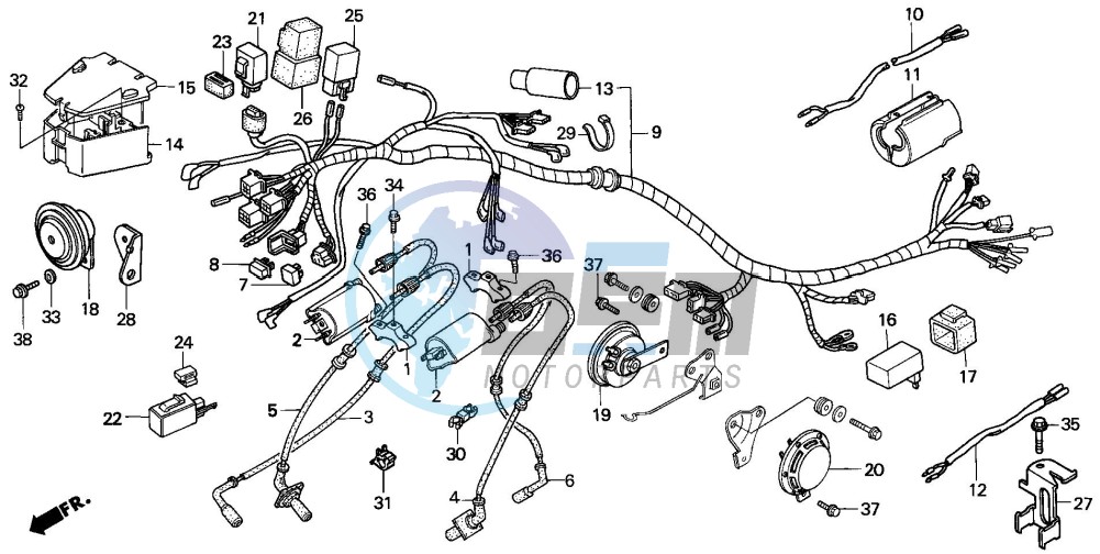 WIRE HARNESS (VT1100C)