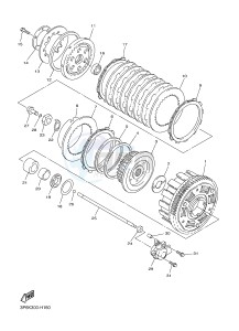 FJR1300AE FJR1300-AE (2PD1 2PD2 2PD6) drawing CLUTCH