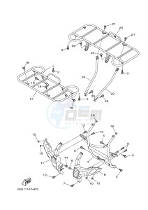 YFM550FWAD YFM550PHF GRIZZLY 550 EPS HUNTER (2LBC) drawing GUARD