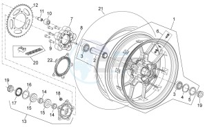 NA 850 Mana drawing Rear Wheel