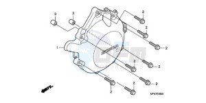 CB1000RA9 UK - (E / ABS MPH) drawing A.C. GENERATOR COVER