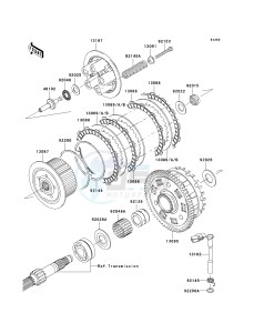 ZR 1000 B [Z1000 EUROPEAN] (B7F-B9F) B7F drawing CLUTCH