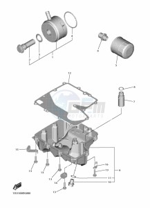 YZF600W YZF-R6 (BN6U) drawing OIL CLEANER