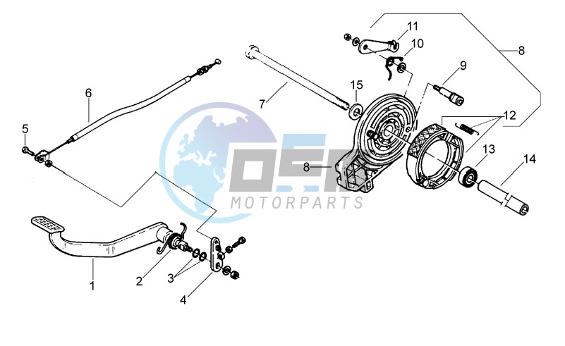 Rear brake