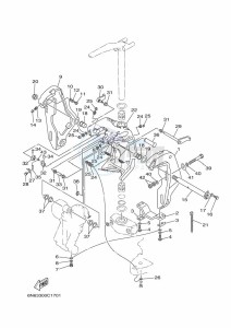 150FETOX drawing FRONT-FAIRING-BRACKET