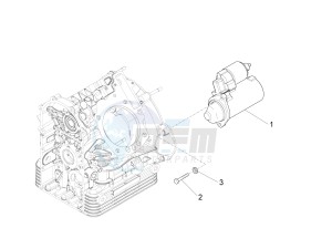 California 1400 Custom ABS 1380 USA-CND drawing Starter / Electric starter