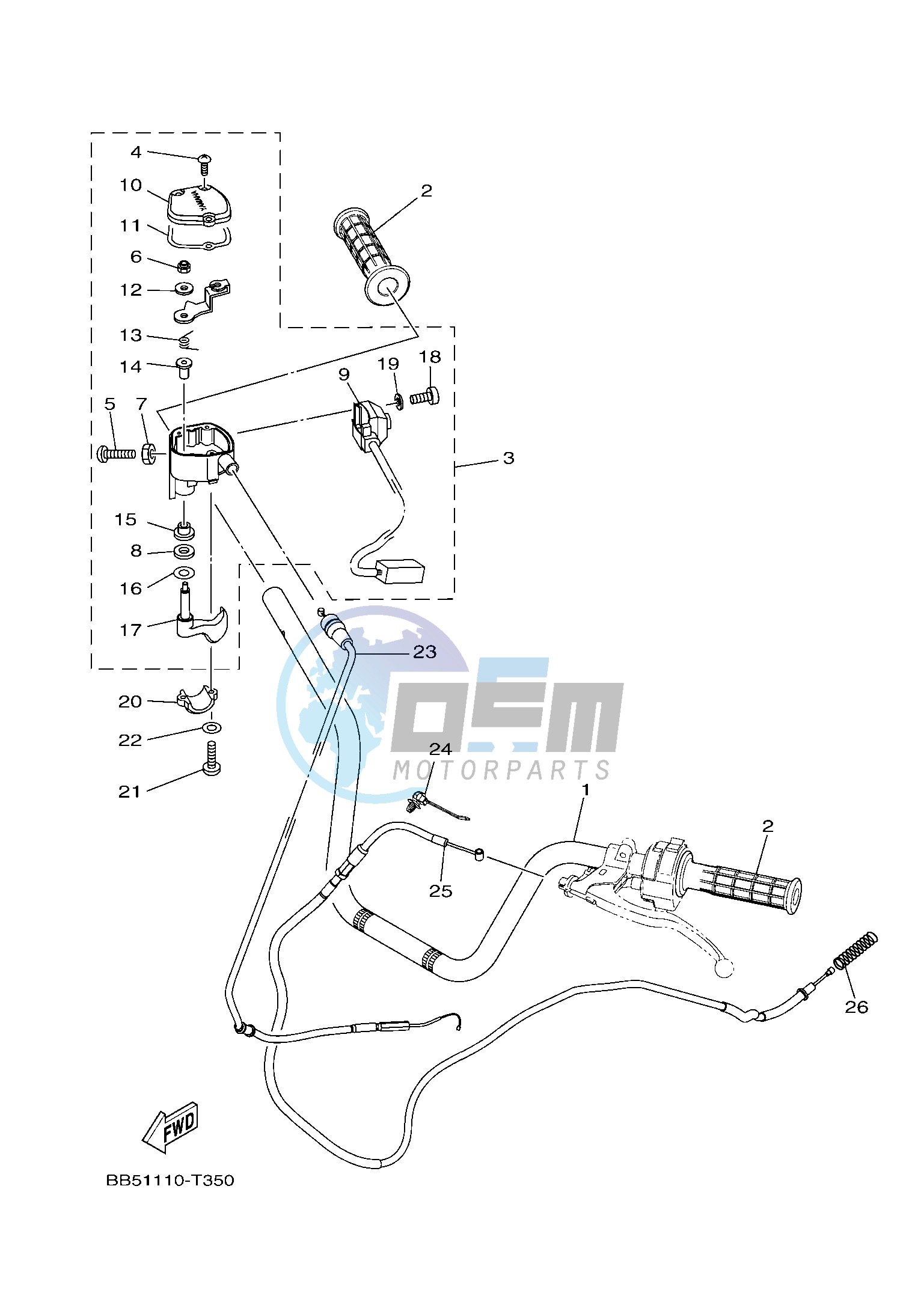 STEERING HANDLE & CABLE