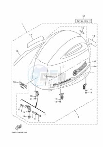 FL150G drawing FAIRING-UPPER