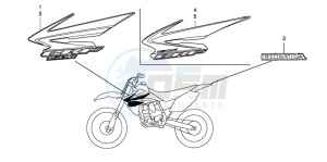 CRF150R CRF150R drawing MARK