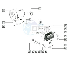 CLASSIC_25-45kmh_Y-K2 50 Y-K2 drawing Head lamp-rear lamp-turn lamp