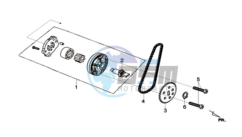 OIL PUMP / V-BELT OIL PUMP