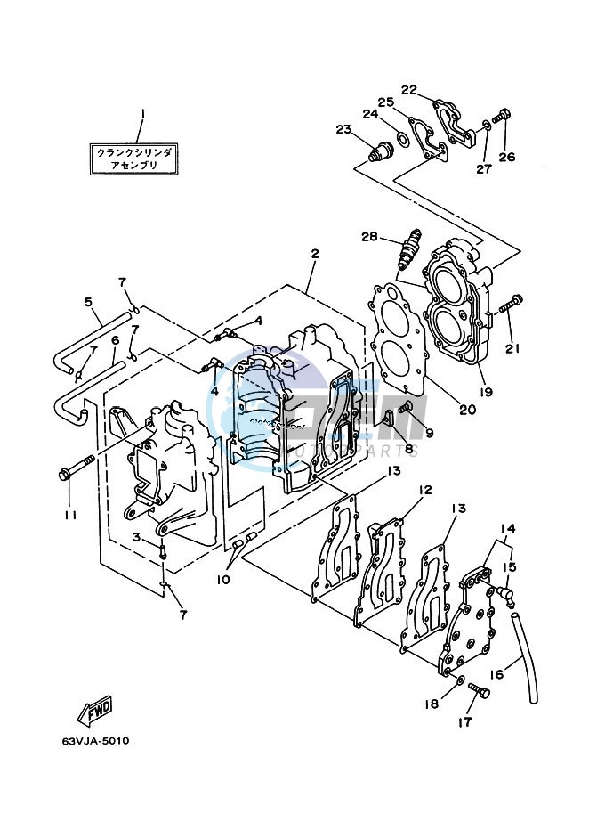 CYLINDER--CRANKCASE